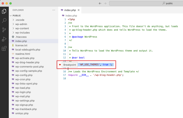 Xdebug Breakpoint in VS Code
