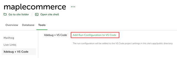 Add Run Configuration to VS Code